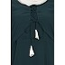 A line casual abaya- Green A line casual abaya- Green